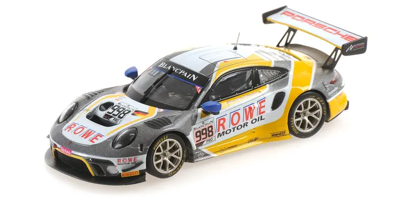 PORSCHE 911 GT3 R (991.2) MAKOWIECKI PILET TANDY 2ND PLACE 24H SPA 2019 - 1/43 - Minichamps