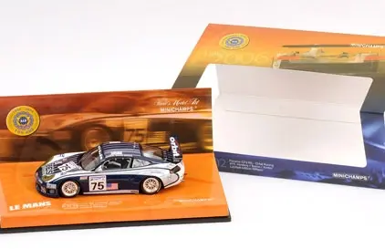 PORSCHE 911 GT3-RS HINDERY BARON 24H LE MANS 2002 - 1/43 - Minichamps