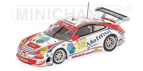 PORSCHE 911 GT3 RSR NARAC LONG 24H LE MANS 2009 - 1/43 - Minichamps