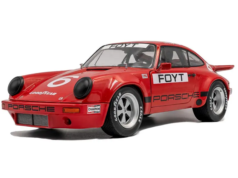 Porsche 911 IROC Red #6 Foyt IROC Daytona 1974 1