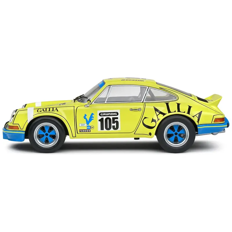 Porsche 911 RSR #105 Jean-Louis Lafosse - J. P.Angoulet "Tour de France Automobile" (1973) "Competition" Series 1/18 Diecast Model Car by Solido