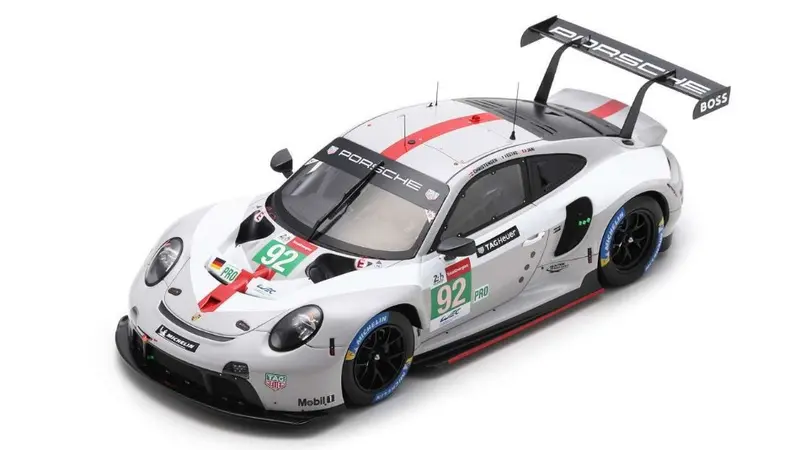 PORSCHE 911 RSR-19 N.92 3rd LMGTE PRO 24 H LM 2021 ESTRE-JANI-CHRISTENS. - Spark Model - 18S717