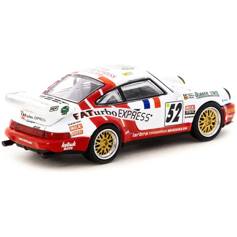 Porsche 911 RSR 3.8 #52 Jesus Pareja - Dominique Dupuy - Carlos Palau "24 Hours of Le Mans" (1994) "Collab64" Series 1/64 Diecast Model Car by Schuco & Tarmac Works