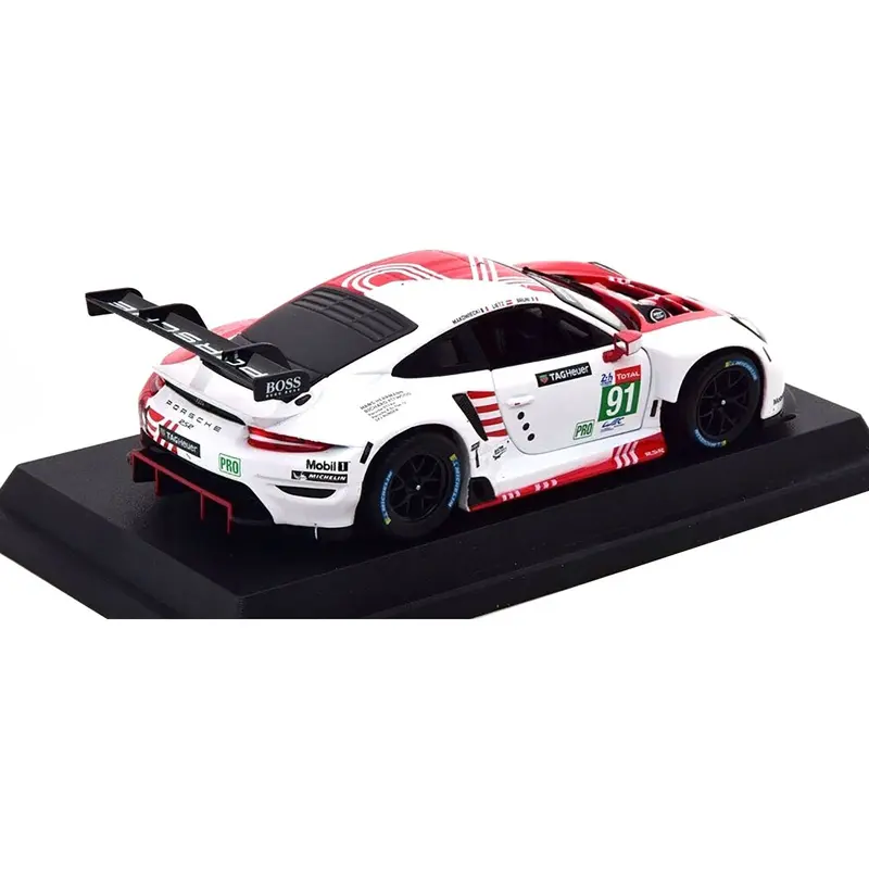 Porsche 911 RSR #91 Gianmaria Bruni - Richard Lietz - Frederic Makowiecki "Porsche GT Team" 24 Hours of Le Mans (2020) 1/24 Diecast Model Car by Bburago