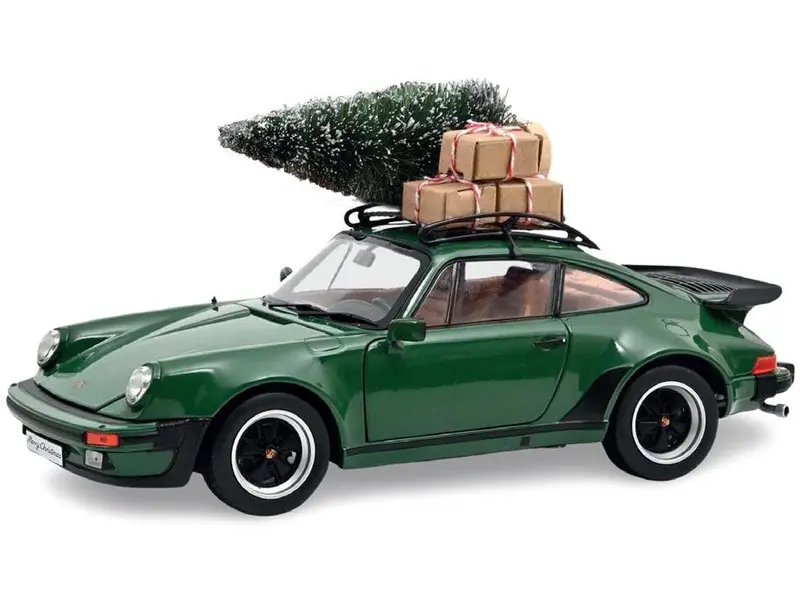Porsche 911 Turbo 3.3 Green Christmas 1980 1