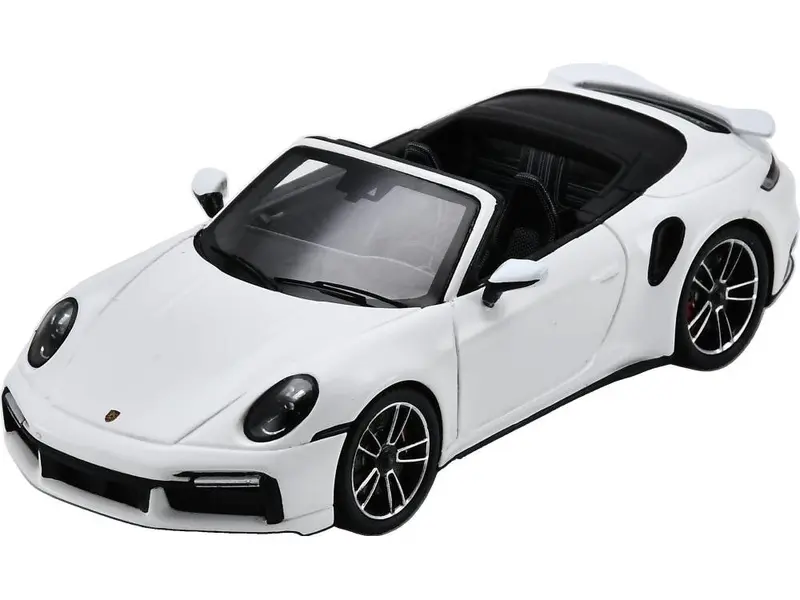Porsche 911 Turbo S (992) Cabriolet White 1