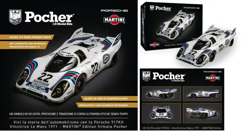 PORSCHE 917K N.22 WINNER 24 H LE MANS 1971 MARKO-VAN LENNEP KIT 1