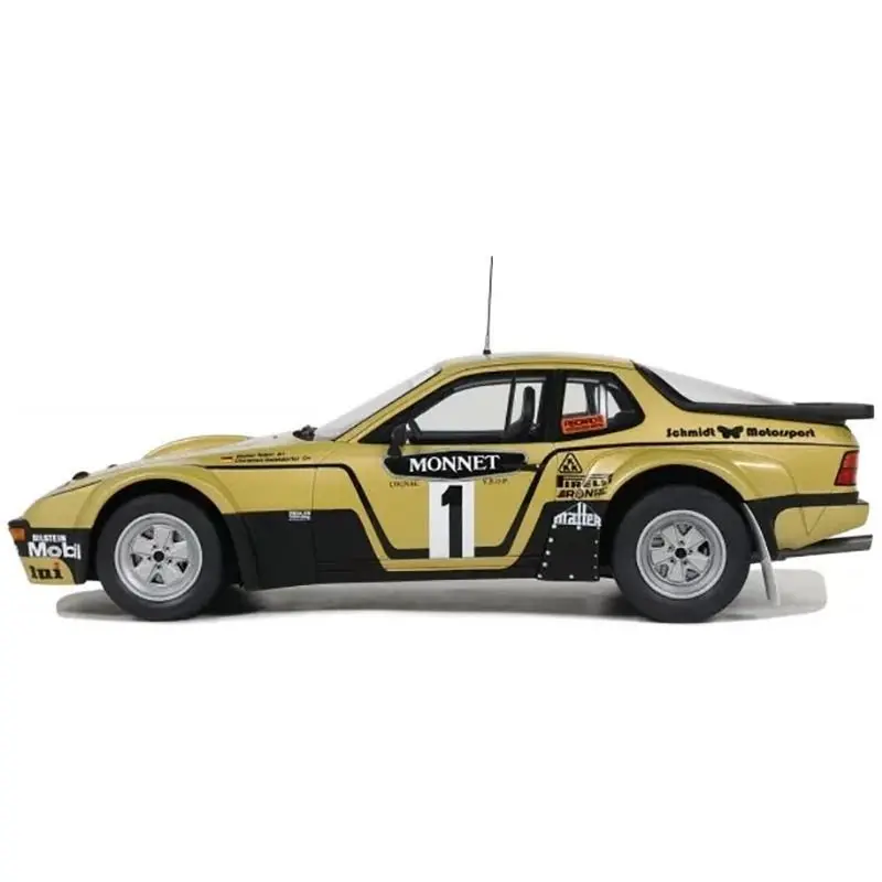 Porsche 924 Carrera GT #1 Walter Rohrl - Christian Geistdorfer Winner "Gr.4 ADAC Rallye Hessen" (1981) Limited Edition to 2000 pieces Worldwide 1/18 Model Car by Otto Mobile
