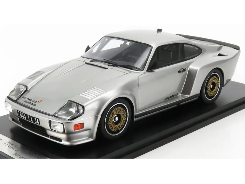 Porsche 930 Bi-Turbo 3.3 Almeras 1983 Silver 150pcs Ltd 1