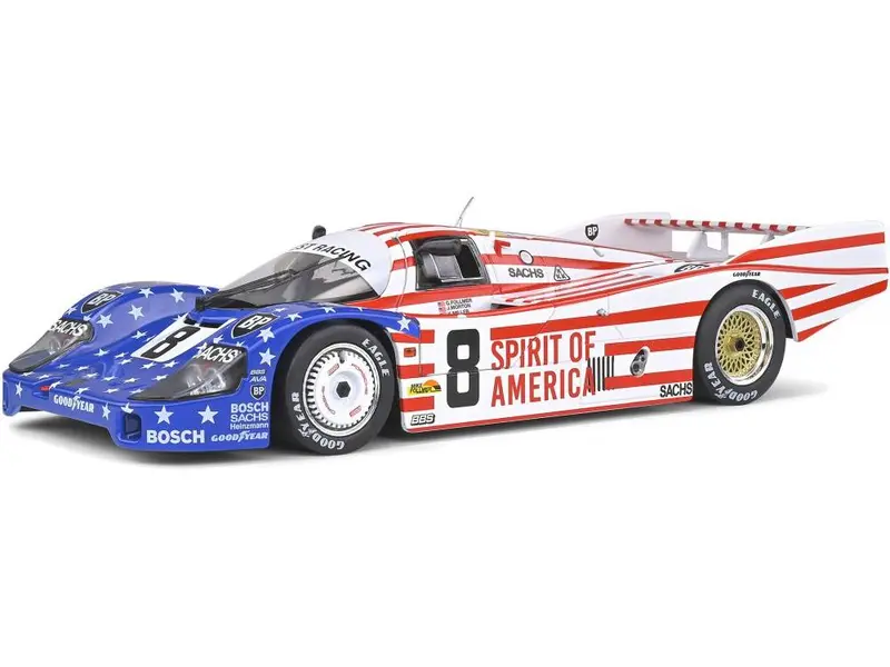 Porsche 956LH 24H #8 Follmer Morton Miller Le Mans 24H 1986 1