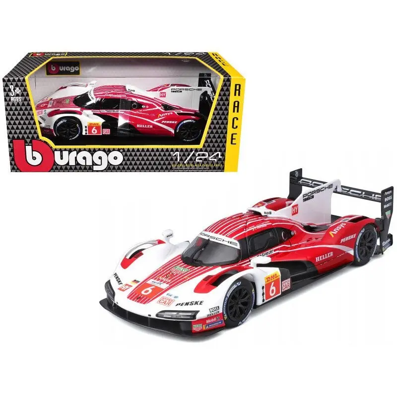 Porsche 963 #6 Kevin Estre - Andre Lotterer - Laurens Vanthoor "Porsche Penske Motorsport" Winner "FIA World Endurance Championship" (2024) 1/24 Diecast Model Car by Bburago