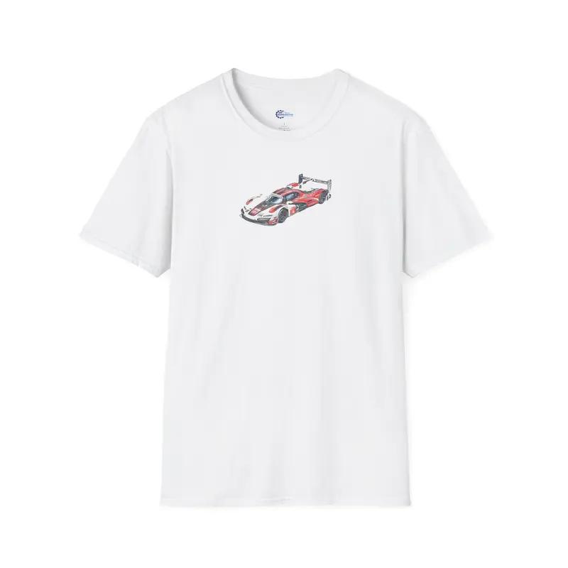 Porsche 963 Endurance Racing Sketch-Art T-Shirt, Tee, Motorsport Shirt, Racing