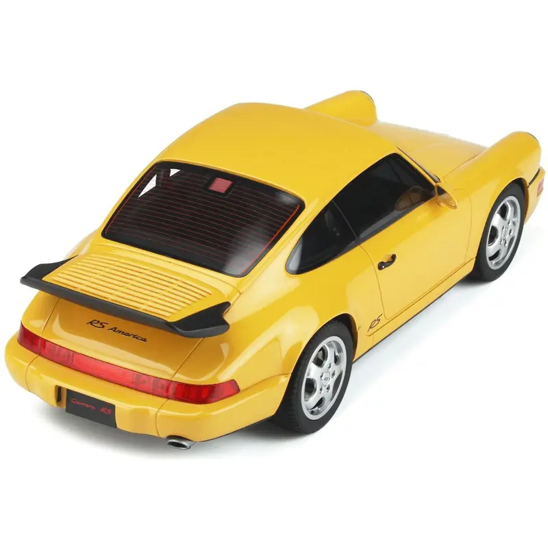 Porsche 964 RS America Yellow 1/18 Model Car by GT Spirit