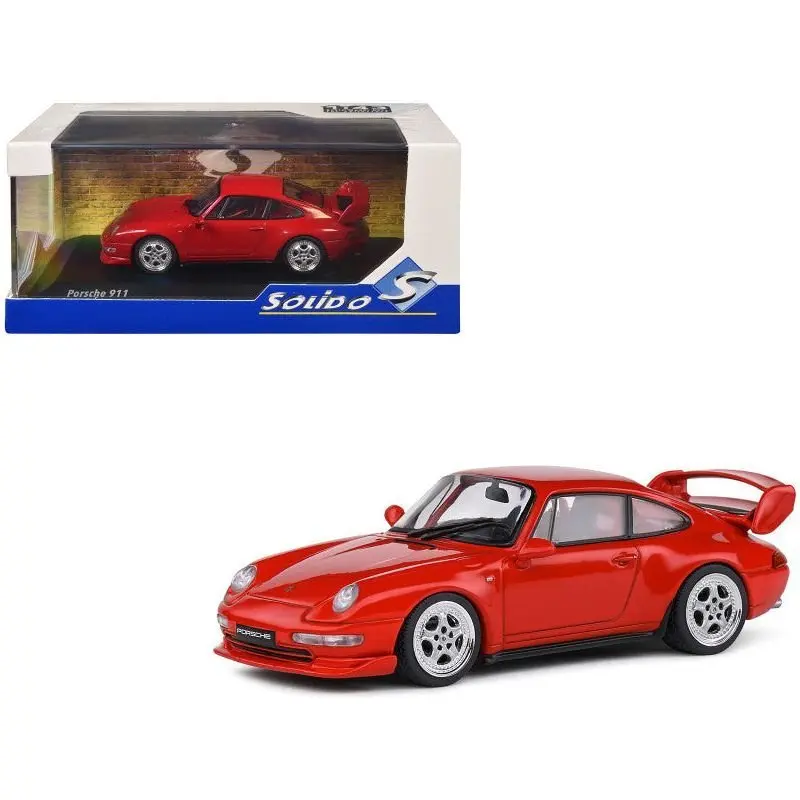 Porsche 993 RS Clubsport Red 1/43 Diecast Model Car by Solido
