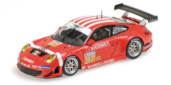 PORSCHE 997 GT3 RSR HOLZER WESTBROOK SCHEIDER 24H LE MANS 2010 - 1/43 - Minichamps