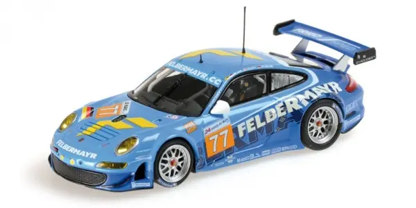 PORSCHE 997 GT3 RSR TEAM FELBERMAYR LIEB LIETZ HENZLER 24H LE MANS 2010 - 1/43 - Minichamps