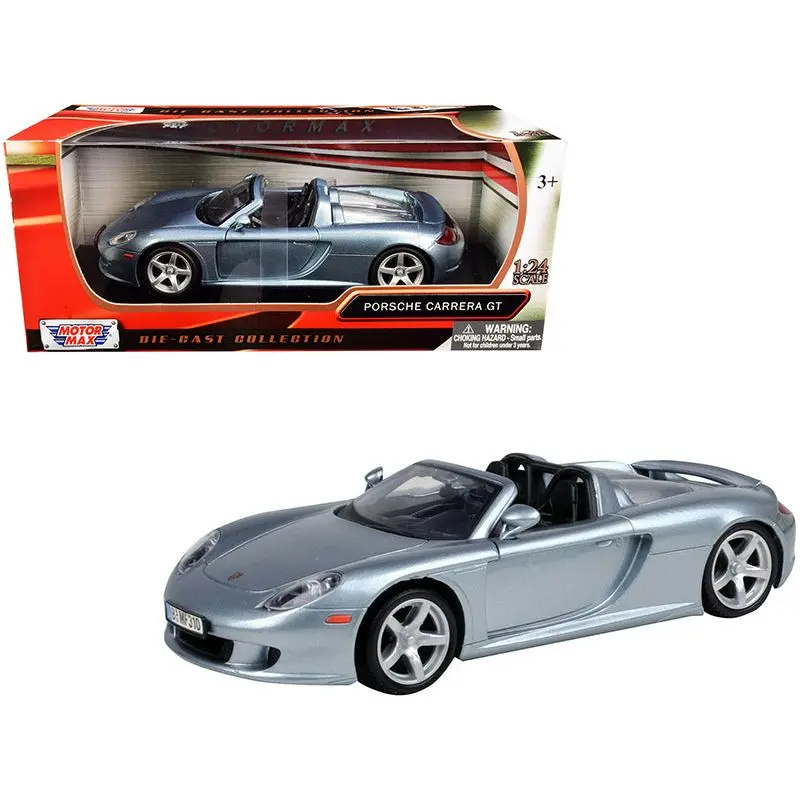 Porsche Carrera GT Gray 1/24 Diecast Model Car by Motormax