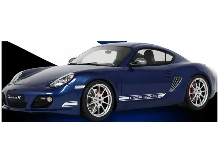 Porsche Cayman R Aqua Blue Metallic 2012 1