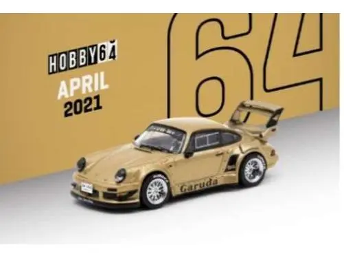 Porsche RWB 930 'Garuda' with Silver Rims Gold Beige 1