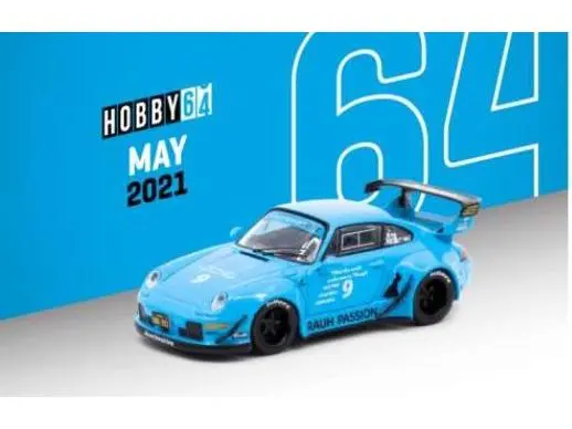 Porsche RWB 993 #9 Rauh Passion Blue 1