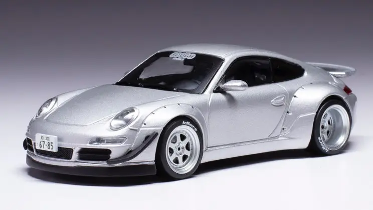 PORSCHE RWB 997 SILVER 1