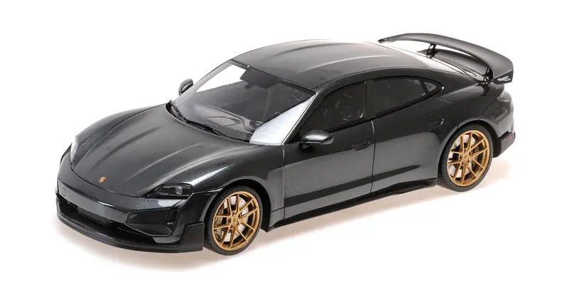 PORSCHE TAYCAN TURBO GT GREY 2024 - 1/18 - Minichamps