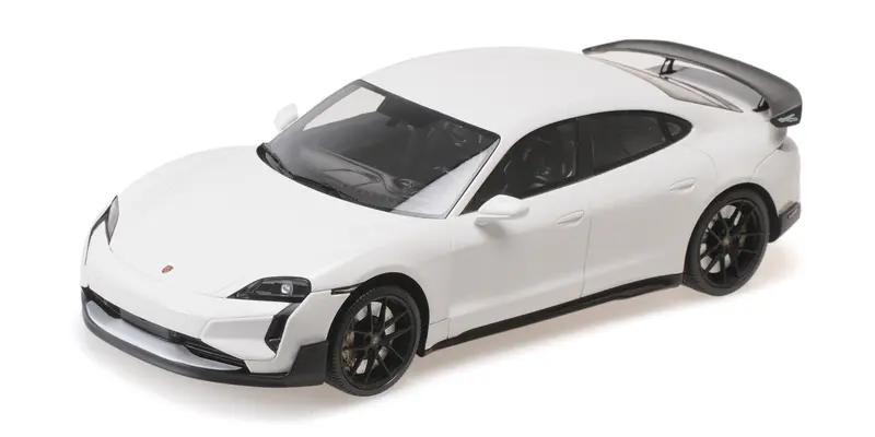 PORSCHE TAYCAN TURBO GT WHITE 2024 - 1/18 - Minichamps