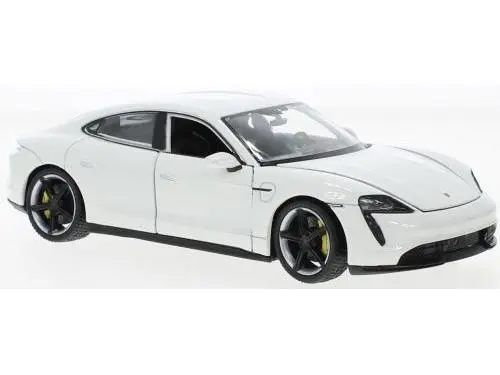 Porsche Taycan Turbo S White 1