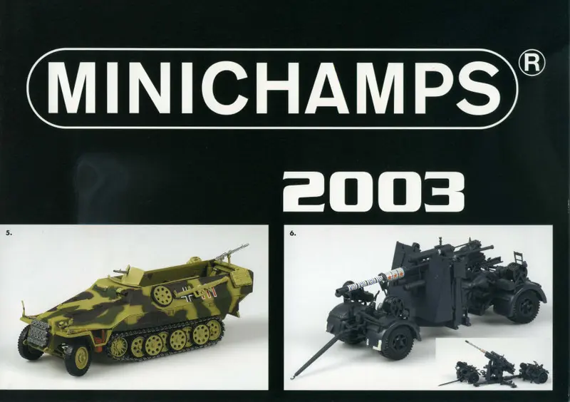 POSTER MEZZI MILITARI 2003 cm 80x60 - Minichamps - PMCATPOST3