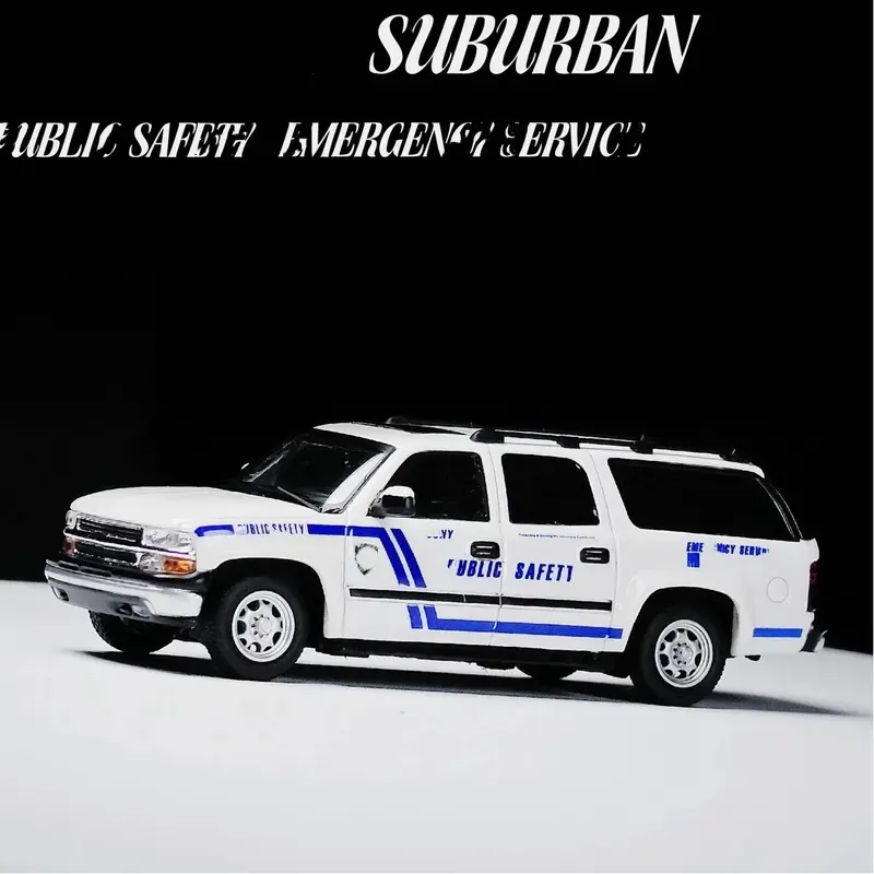 Pre order MK Miniatures 1/64 2003 Suburban Emergency Response Vehicle Diecast Model Car