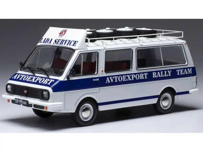 RAF 2203 Latvia Rally Service Assistance w/Roof Rack and Wheels 1
