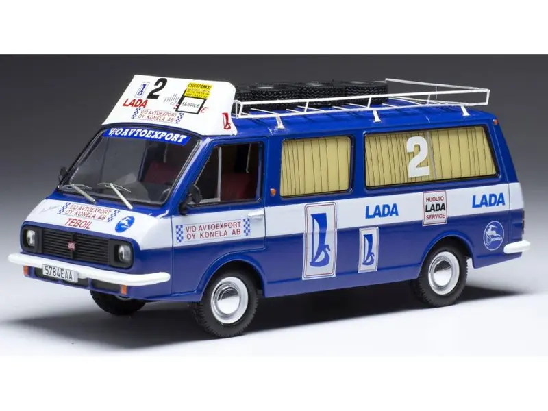 RAF 2203 Talbot Sport Rally Service 1000 Lakes 1984 Assist w/Roof Rack and Wheels 1