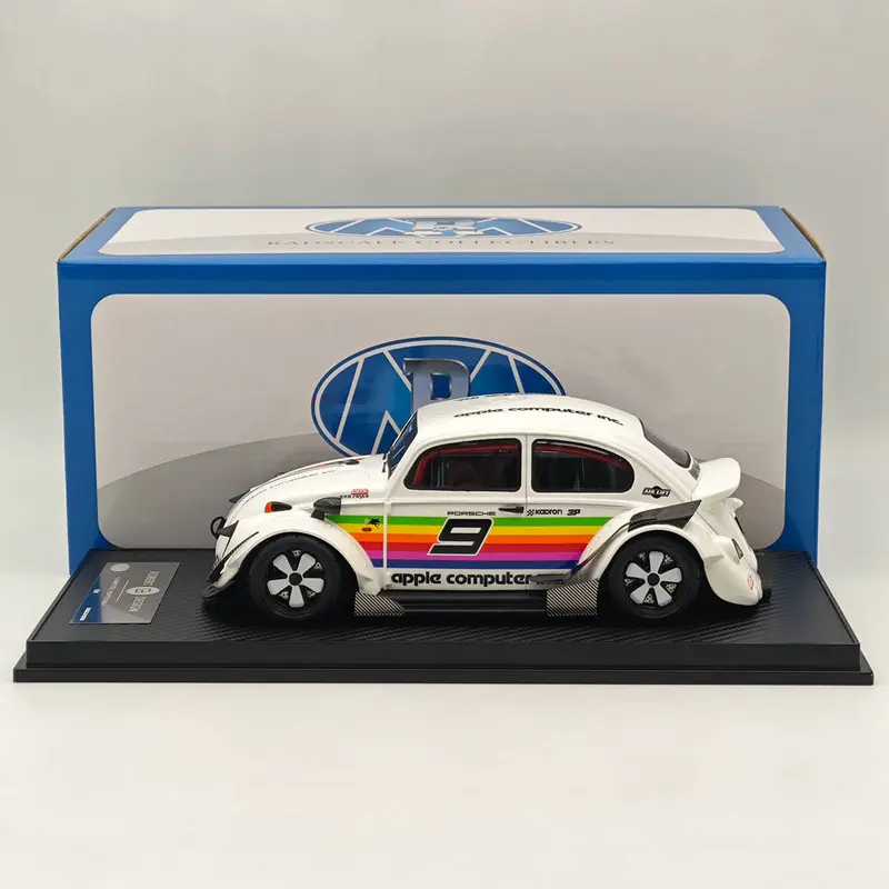 RAM Collectibles 1/18 RWB Beetle Apple WIDE BODY #9 White RM0028 Resin Model Car Limited Collection