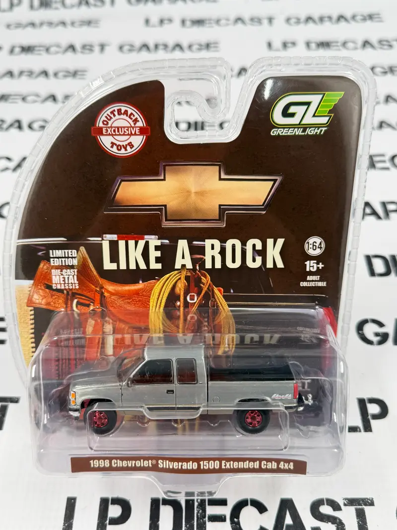 RAW CHASE GREENLIGHT 1998 Chevrolet Silverado 1500 4x4 Dark Red & Tan 1