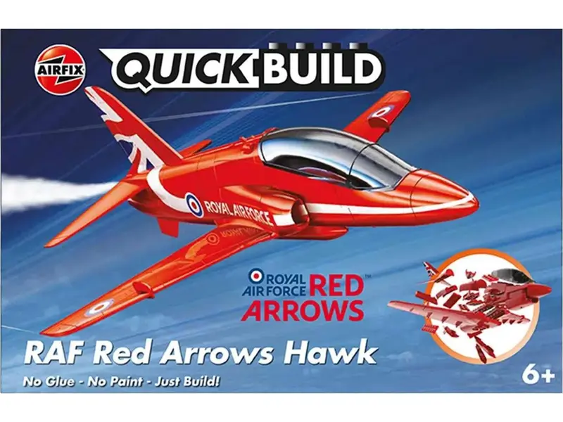 Red Arrows Hawk Airfix QUICKBUILD Plastic Kit