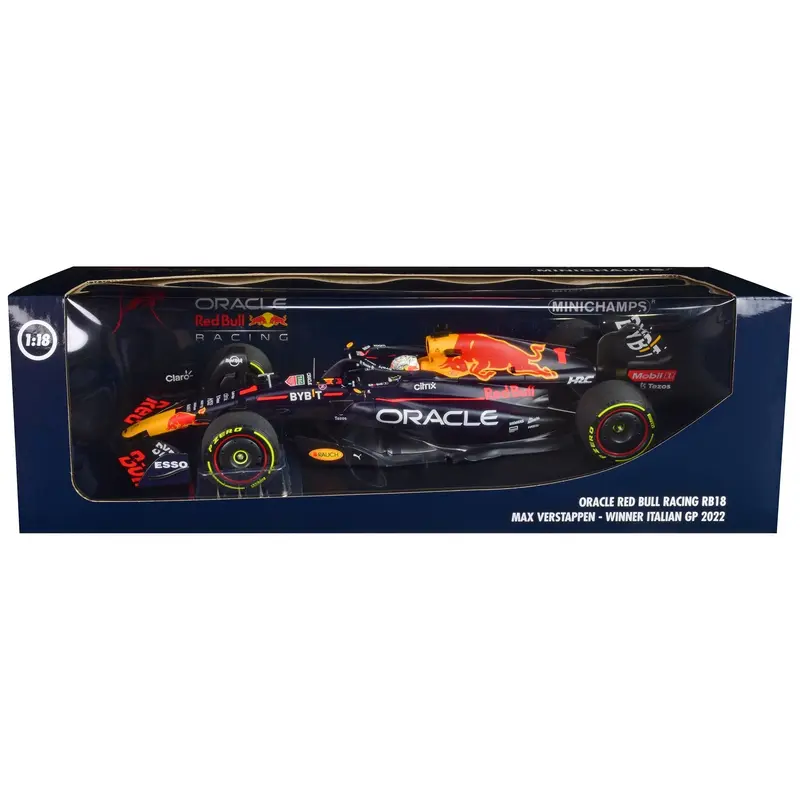 Red Bull Racing RB18 #1 Max Verstappen "Oracle" Winner F1 Formula One "French GP" (2022) with Driver Limited Edition to 342 pieces Worldwide 1/18 Diecast Model Car by Minichamps