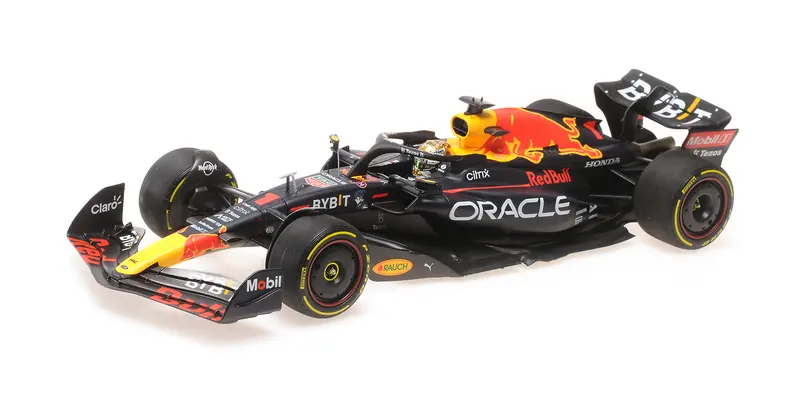 RED BULL RACING RB18 MAX VERSTAPPEN WINNER ABU DHABI GP WORLD CHAMPION 2022 - 1/18 - Minichamps