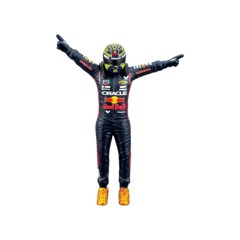 Red Bull Racing RB19 #1 Max Verstappen "Oracle" Winner Formula One F1 Championship "Drivers' Champion" (2023) with Driver Figure 1/24 Diecast Model Car by Bburago