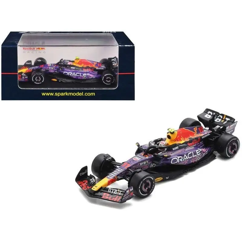 Red Bull Racing RB19 #11 Sergio Perez "Oracle" 3rd Place Formula One F1 "Las Vegas GP" (2023) 1/64 Diecast Model Car by Spark