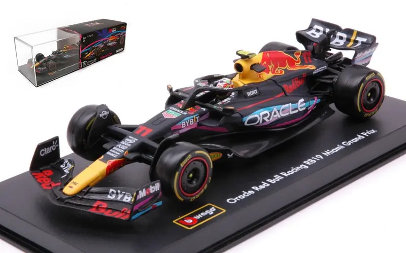 RED BULL RACING RB19 N.11 2nd MIAMI GP 2023 S.PEREZ SIGNATURE 1