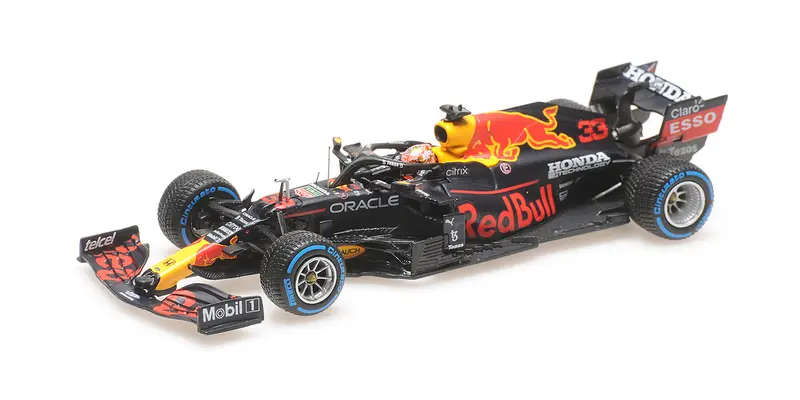 RED BULL RB16B MAX VERSTAPPEN WINNER BELGIAN GP WORLD CHAMPION 2021 - 1/43 - Minichamps