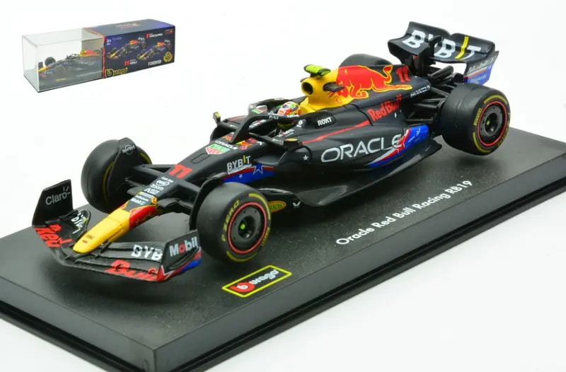RED BULL RB19 N.11 SERGIO PEREZ 2023 AUSTIN GP SIGNATURE 1