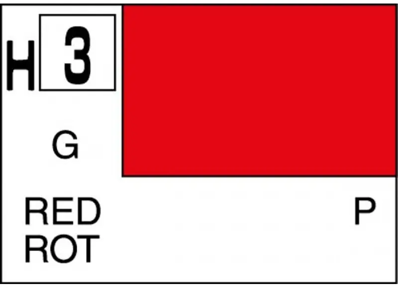 RED GLOSS ml 10 Pz.6 - Gunze - GU0003