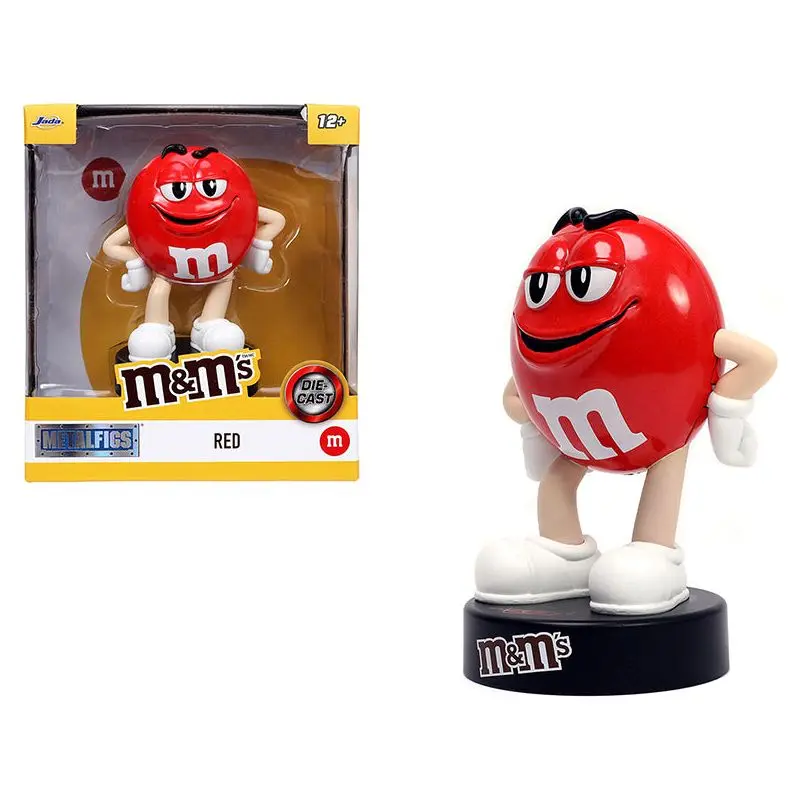 Red M&M's 4.5" Diecast Figurine "Metalfigs" Series by Jada