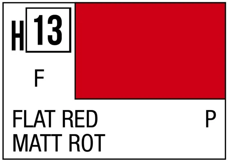 RED MATT ml 10 Pz.6 - Gunze - GU0013