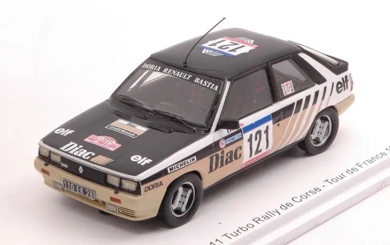 RENAULT 11 TURBO N.121 TDC RALLY FRANCE 1984 J.P.DERIU-J.MARIANI 1