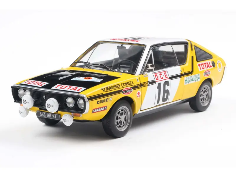 Renault 17 PH.1 Yellow #23 Prive/Tilbert Rallye Du Maroc 1976 1