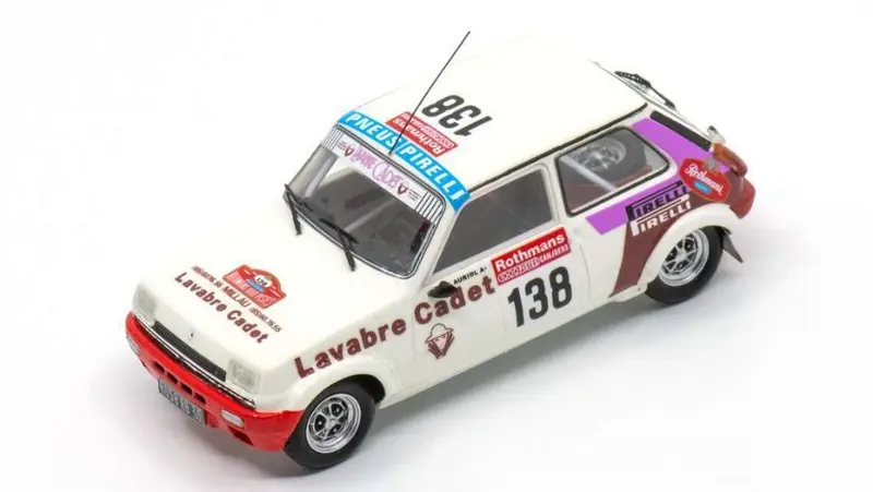RENAULT 5 GR.2 N.138 1000 PISTES DE CANJUERS 1983 AURIOL-TISSIOT 1