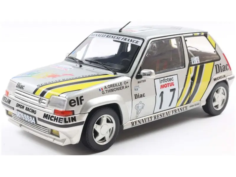 Renault 5 GT Turbo Mk2 #17 A.Oreille Tour De Corse 1989 1