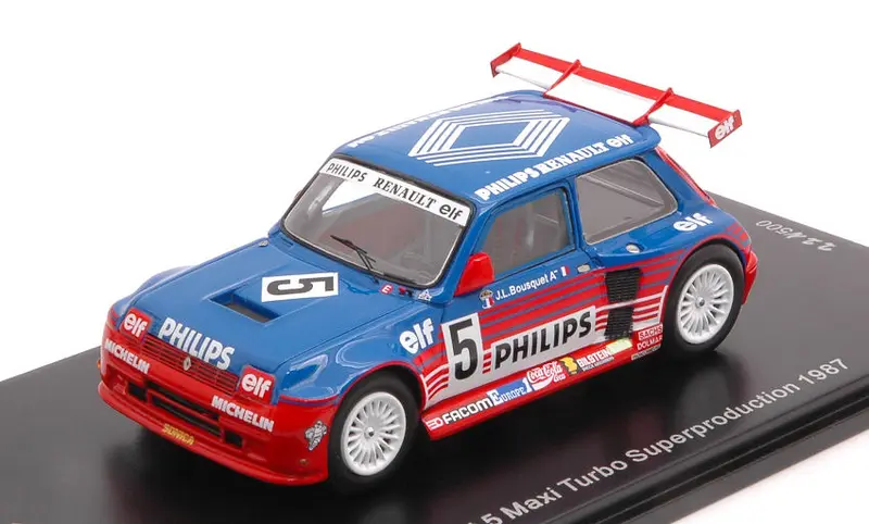 RENAULT 5 MAXI TURBO SUPERPRODUCTION N.5 1987 JEAN LOUIS BOUSQUET 1